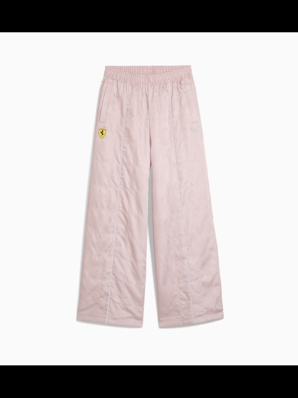 Scuderia Ferrari Light Pink Wide-Leg Track pants